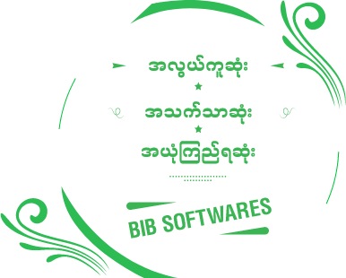 အလွယ်ကူဆုံး စျေးနှုန်းအသက်သာဆုံး အယုံကြည်ရဆုံး BIB Softwares