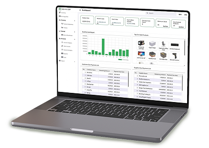 Mini ERP System Mockup